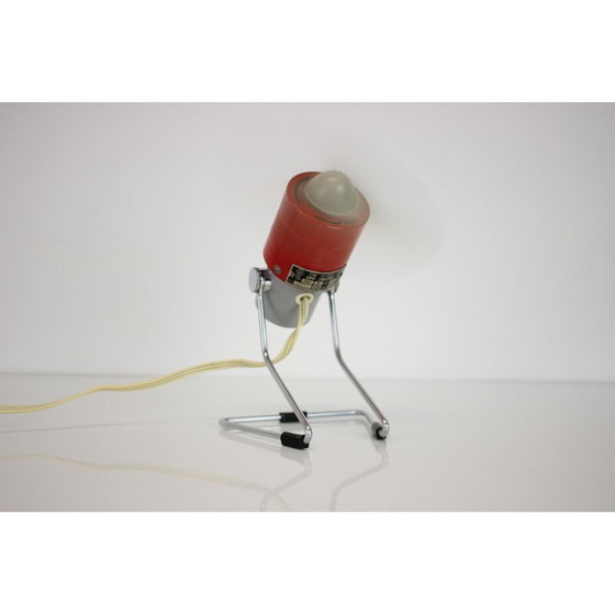 Image 1 of Ventilateur de table vintage en métal et plastique, Tchécoslovaquie 1960