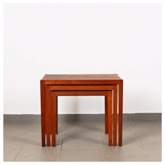 Image 1 of Tables gigognes vintage par Sika Mobler, Danemark - années 1960