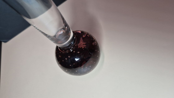 Image 1 of Vase En Verre Soufflé – Design Élégant Et Original 24Cm 