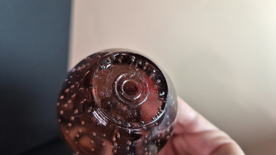 Image 1 of Vase En Verre Soufflé – Design Élégant Et Original 24Cm 