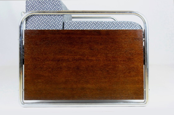 Image 1 of Canapé Bauhaus en acier tubulaire restauré par Robert Slezak, 1930S