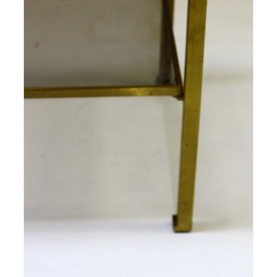 Image 1 of Table d'appoint vintage en laiton par Guy Lefevre