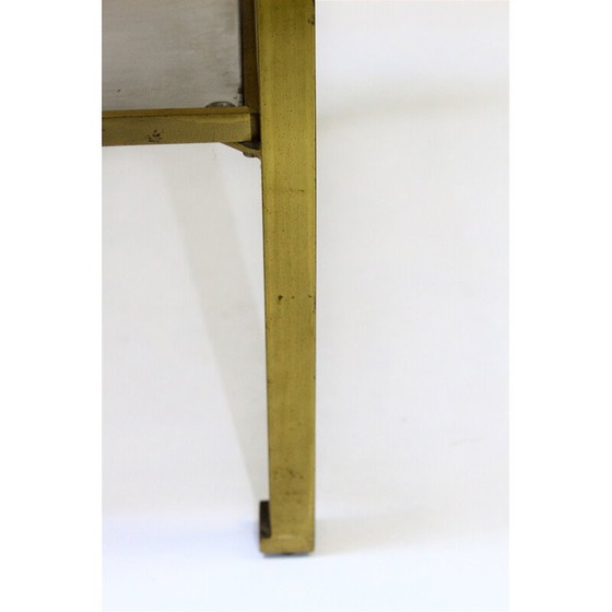 Image 1 of Table d'appoint vintage en laiton par Guy Lefevre