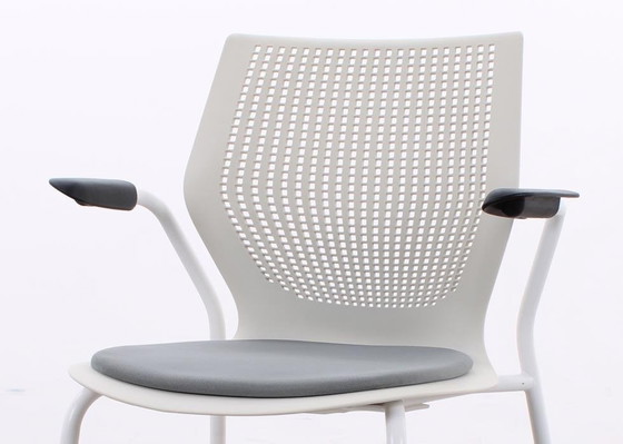 Image 1 of 4X Chaise Multigénération By Knoll® Blanc