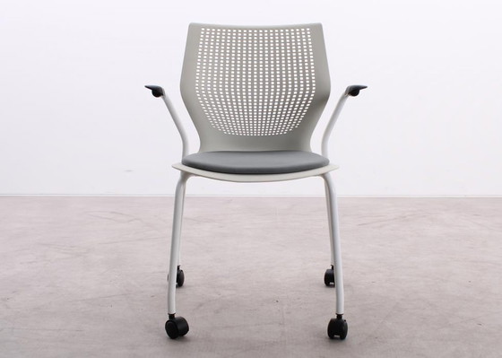 Image 1 of 4X Chaise Multigénération By Knoll® Blanc