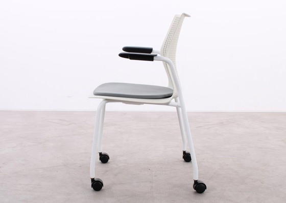 Image 1 of 4X Chaise Multigénération By Knoll® Blanc