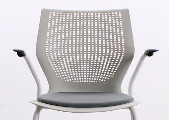 Image 1 of 4X Chaise Multigénération By Knoll® Blanc