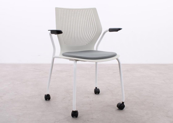 Image 1 of 4X Chaise Multigénération By Knoll® Blanc