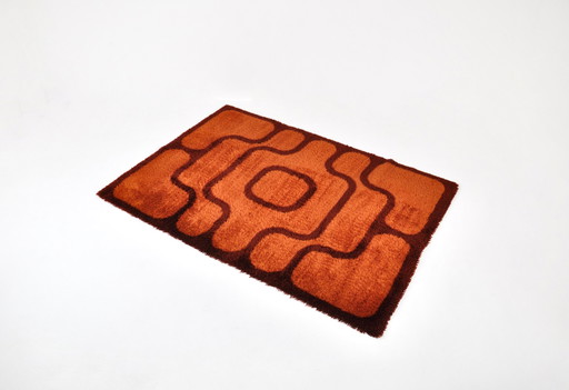 Tapis italien à motifs, années 1960