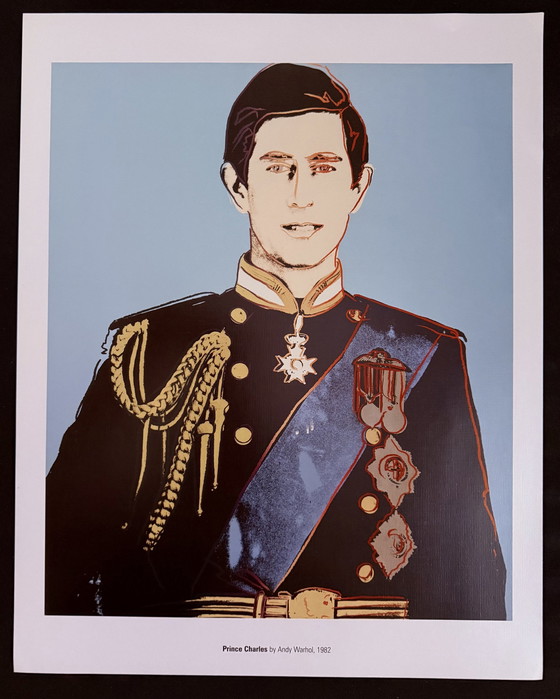 Image 1 of Andy Warhol : "Prince Charles, 1982".  ©2007 Fondation Andy Warhol pour les arts visuels, New York.