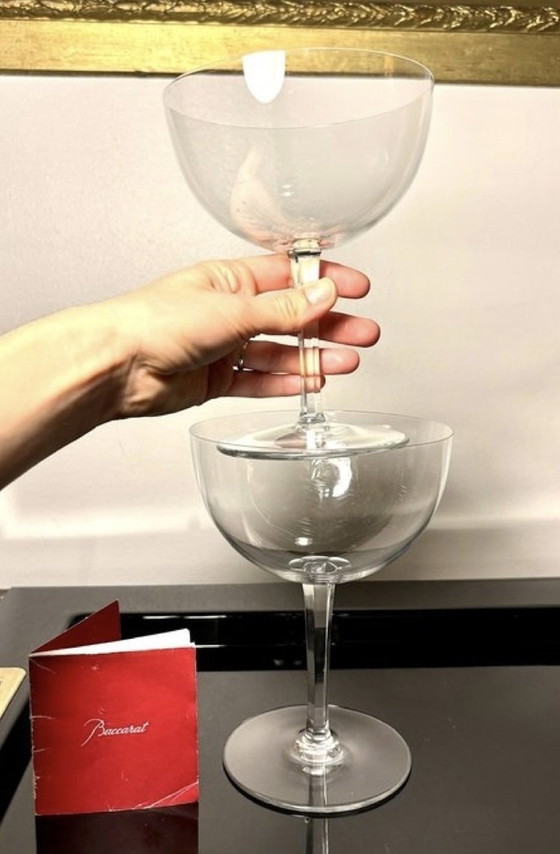 Image 1 of 2 coupes à champagne de dégustation Baccarat