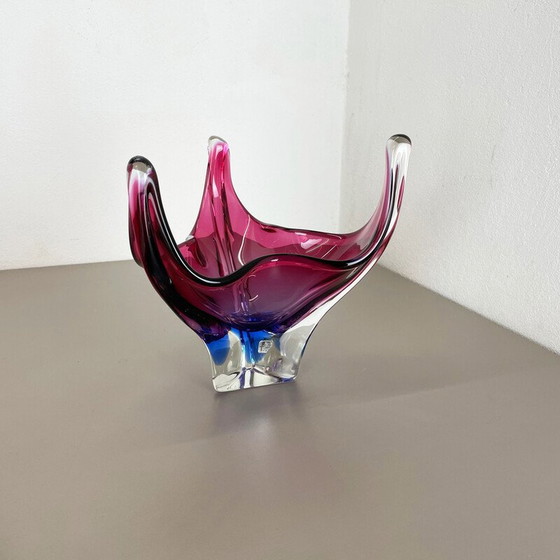Image 1 of Centre de table vintage en verre de Murano pour Fratelli Toso, Italie, années 1970