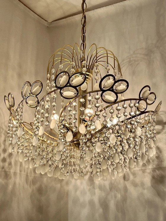 Image 1 of Lustre italien vintage en forme de tourbillon