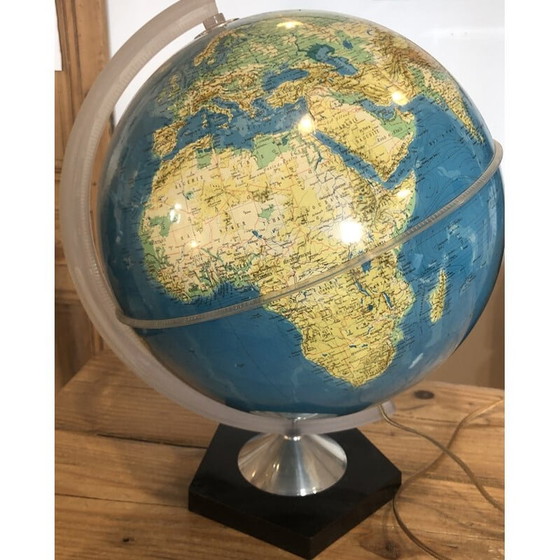 Image 1 of Globe terrestre vintage, 1972