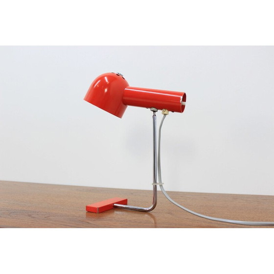 Image 1 of Lampe de table orange vintage par Josef Hůrka pour Napako, 1970