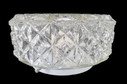 2120 Plafonnier vintage en verre transparent