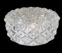 2120 Plafonnier vintage en verre transparent