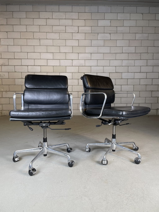 2X Icf Softpad Cuir Par Charles Et Ray Eames