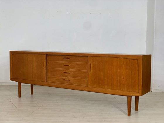 Image 1 of Danish design teak sideboard armoire longboard commode vintage