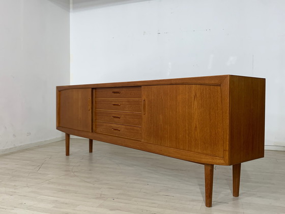 Image 1 of Danish design teak sideboard armoire longboard commode vintage