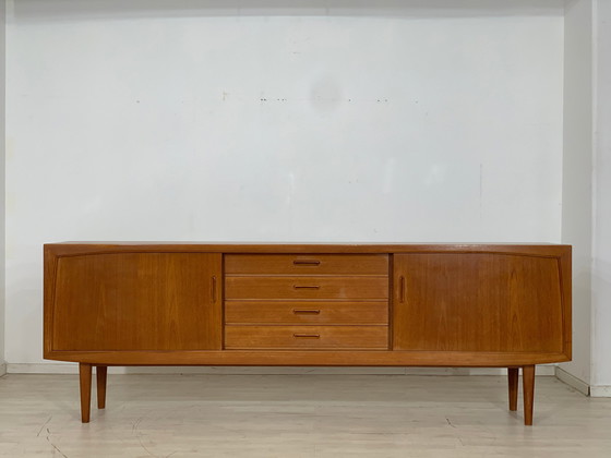 Image 1 of Danish design teak sideboard armoire longboard commode vintage