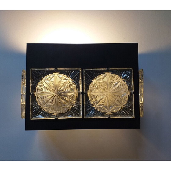 Image 1 of Paire d'appliques vintage 1970