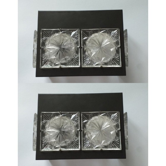 Image 1 of Paire d'appliques vintage 1970