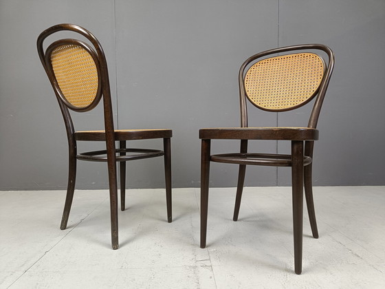 Image 1 of Chaises de salle à manger Thonet, 1982