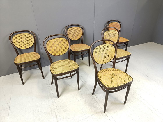 Image 1 of Chaises de salle à manger Thonet, 1982