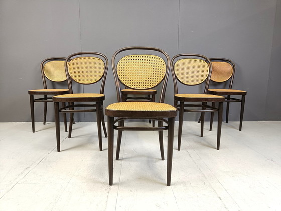 Image 1 of Chaises de salle à manger Thonet, 1982