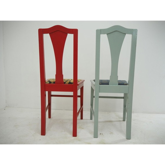 Image 1 of Paire de chaises de salle à manger du milieu du siècle dernier, 1960