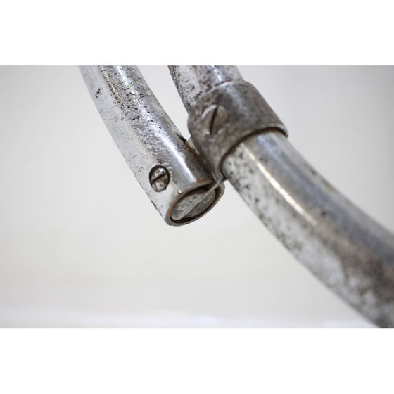 Image 1 of Chaise vintage pour Mücke Melder en fer et tissu 1930