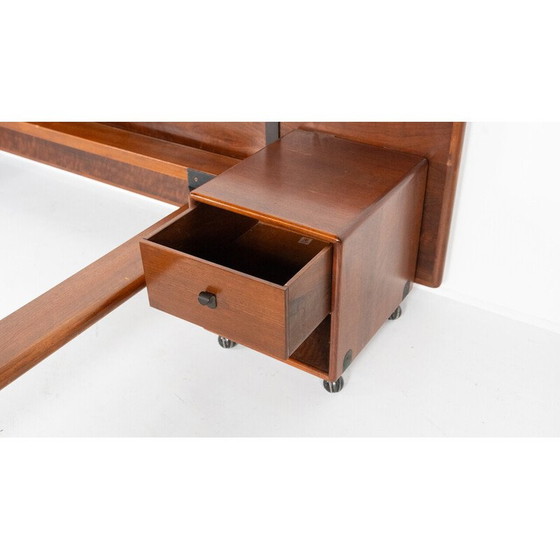 Image 1 of Lit de jour vintage avec tables de chevet par Fabio Lenci pour Bernini, Italie 1970