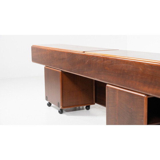 Image 1 of Lit de jour vintage avec tables de chevet par Fabio Lenci pour Bernini, Italie 1970