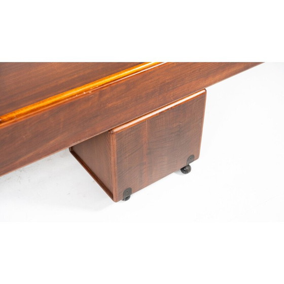 Image 1 of Lit de jour vintage avec tables de chevet par Fabio Lenci pour Bernini, Italie 1970