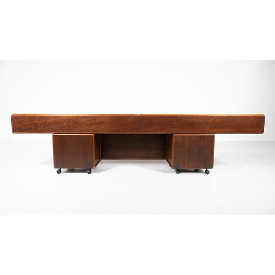 Image 1 of Lit de jour vintage avec tables de chevet par Fabio Lenci pour Bernini, Italie 1970