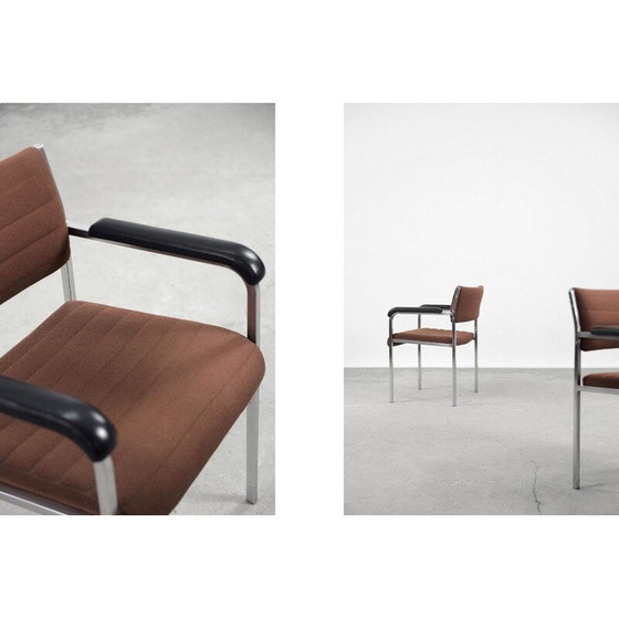 Image 1 of Paire de fauteuils de bureau allemands vintage par Fröscher Sitform, 1970