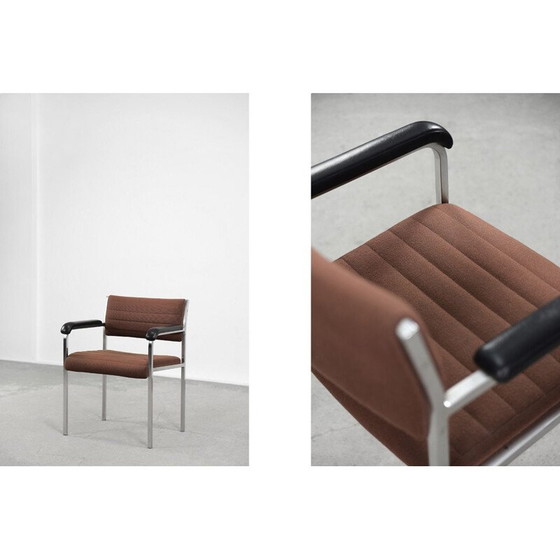 Image 1 of Paire de fauteuils de bureau allemands vintage par Fröscher Sitform, 1970