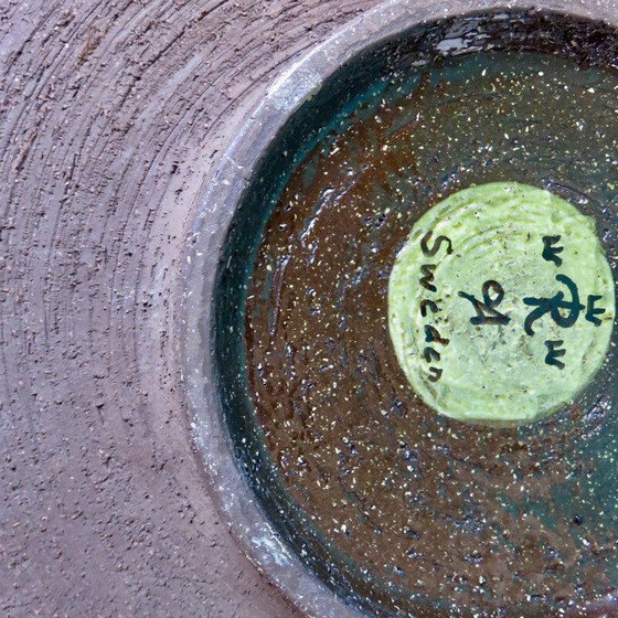 Image 1 of Plat vintage en grès d'Olle Alberius, Suède 1965