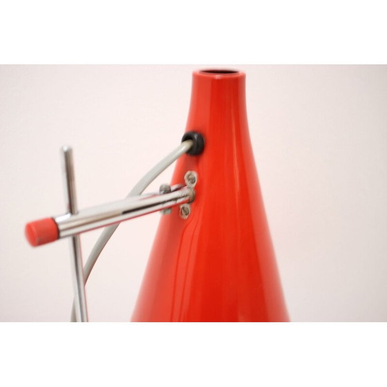 Image 1 of Lampe de table vintage en métal laqué par josef Hurka, Tchécoslovaquie 1960