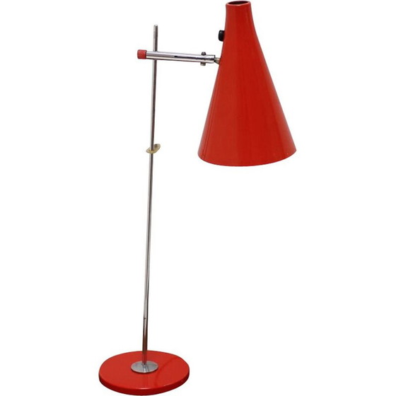 Image 1 of Lampe de table vintage en métal laqué par josef Hurka, Tchécoslovaquie 1960