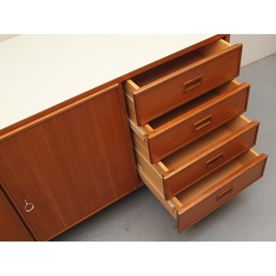 Image 1 of Buffet vintage en teck et formica par Ernst Martin Dettinger, 1960s