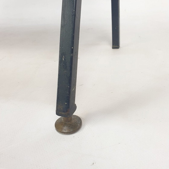 Image 1 of Etagère vintage en bois et laiton, Italie 1950