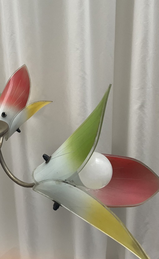 Lustre peint à la main des années 1960