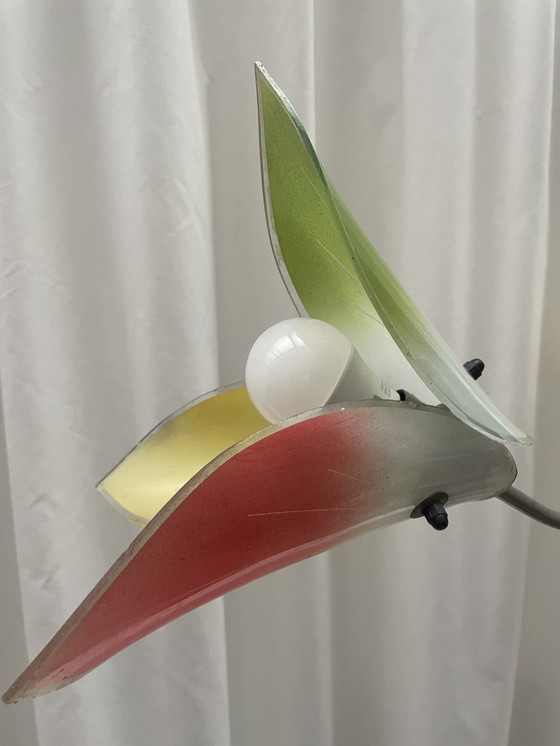 Image 1 of Lustre peint à la main des années 1960