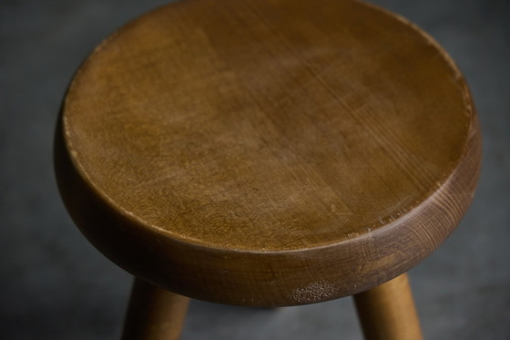 Image 1 of Tabouret "Berger" par Charlotte Perriand pour Steph Simon - 1965