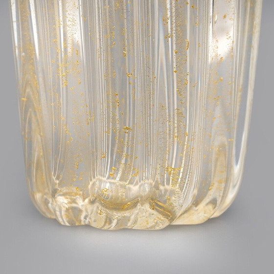 Image 1 of Vase vintage en verre de Murano par Archimede Seguso, Italie 1950