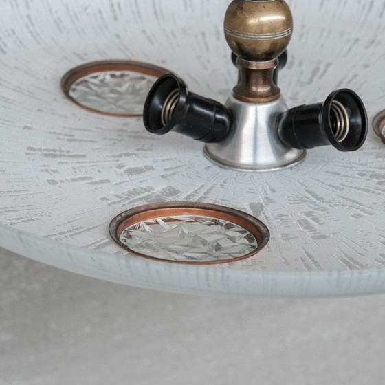 Image 1 of Lampe suspendue inhabituelle du milieu du siècle, Hollande, années 1970