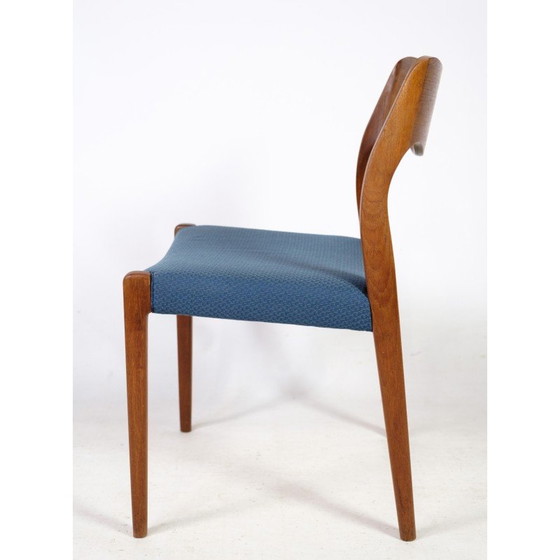 Image 1 of Ensemble de 6 chaises de salle à manger vintage modèle 71 par Niels O. Møller pour J.L Møllers Møbelfabrik, 1960