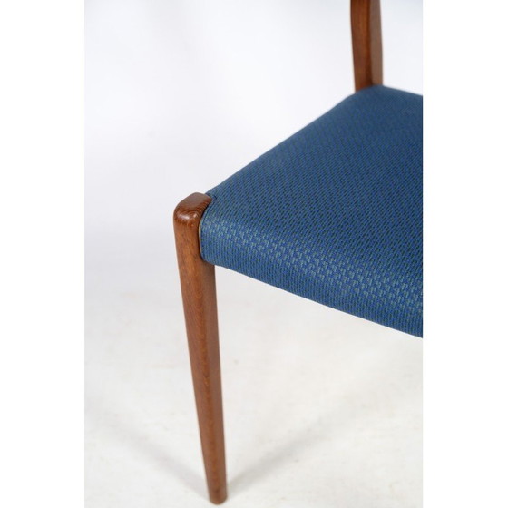 Image 1 of Ensemble de 6 chaises de salle à manger vintage modèle 71 par Niels O. Møller pour J.L Møllers Møbelfabrik, 1960